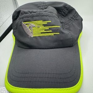 Surfer lightweight Gray and Neon Yellow Cap